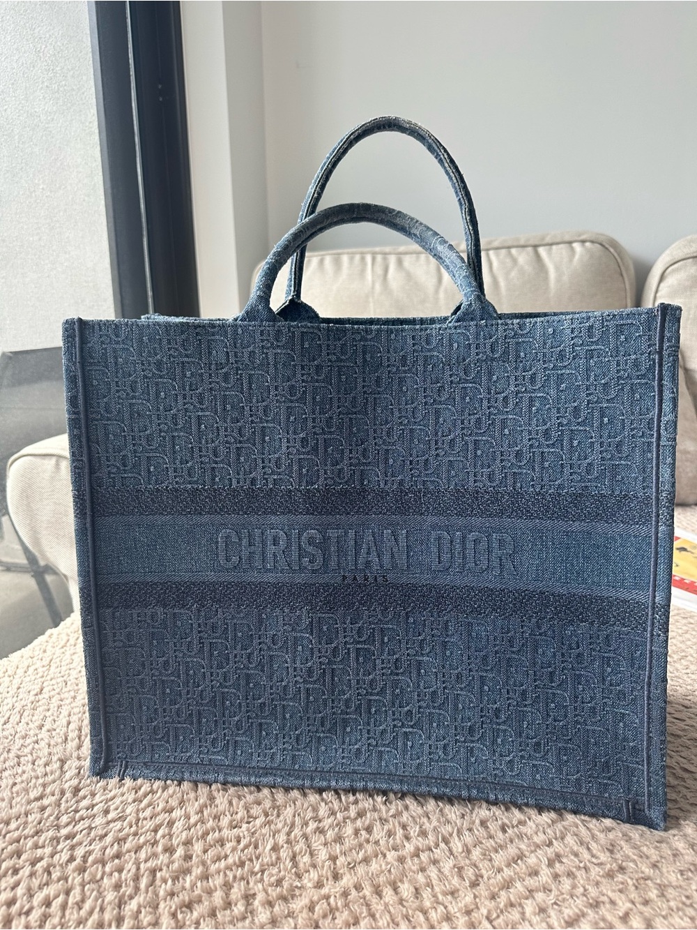 Dior Elegant Navy Tote